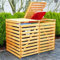 Double Wheelie Bin Storage 2 Two Compartments Wooden Store Outdoor Garden Rubbish Dustbin Shed
