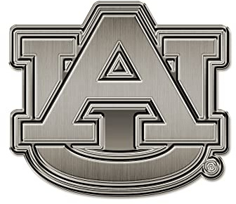 Rico Industries NCAA Auburn Tigers Auto-Emblem Antik Nickel Auto Emblem für Auto/LKW/SUV