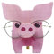 AIBEARTY Holz-Tier-Brillenhalter, niedliches Tier-Brillenständer, für Zuhause, Büro, Schreibtisch, Dekoration, Geschenk für Kinder, Schwein, Einheitsgröße