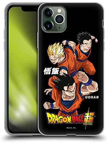 Head Case Designs Officially Licensed Dragon Ball Super Gohan Universe Survival Characters Gel Case [Military Grade Protection] Compatible with Apple iPhone 11 Pro Max and Compatible with MagSafe