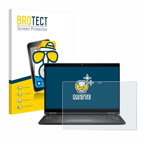 BROTECT Schutzfolie für Dell Latitude 7390 2-in-1 Business | Entspiegelnder Displayschutz Made in Germany Matte Displayschutz-Folie Anti-Reflex Anti-Fingerprint Einfache Montage