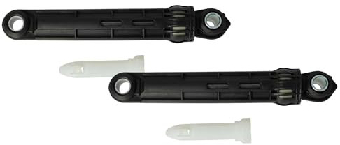 vhbw 2x Amortiguador compatible con Bosch 00172688, 00188222, 00361126, 00366108, 00369895, 00420740, 00433761, 00481932 lavadora - 90 N