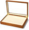 Oirlv Massivholz 9 Slots Schmuckkästen für Ring Ohrringe Aufbewahrungskasten,Schmuckkästchen damen,Display Box,Trinket Organizer
