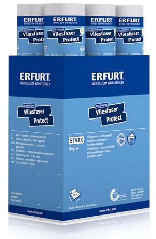 Erfurt Vliesfaser Protect 201 Vliestapete 10.05X0.53 Strukturtapete 6 Rollen 1004309