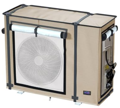 NGB Mini-Split-Abdeckung für Klimaanlagen-Außengerät, 80 cm L x 39 cm B x 70 cm H für kanallose Klimaanlage, geschützter Betrieb, universell für Mini-Split-Kondensator-HLK-Einheiten, alle Jahreszeiten