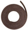 [FIXINGS DIRECT] 5.2m Surface Mounted Intumescent Strip Self Adhesive with Brush (White Or Brown) Intumescent Fire Strip 2-4mm (Brown)