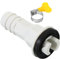 PATIKIL Conector de Manguera de Desagüe para Aire Acondicionado de 15mm, 1 Pieza Conector Universal con Abrazadera para Unidad de Aire Acondicionado, Estilo Blanco 6