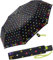 Benetton Taschenschirm Mini Automatik Signature Dot - Black