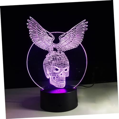 Angoily 3d-lampenillusion -illusionslampen Batteriebetrieben Optische Täuschungslampe Lumae Led