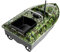 Sengfwin Bateau Télécommandé Amorceur Peche Carpe d'Appât sans Fil Pêche Bateau d'Amorce 500 M Double Moteurs Croisière Automatique Double Moteur, Grand Capacité 1.5 KG, Camouflage