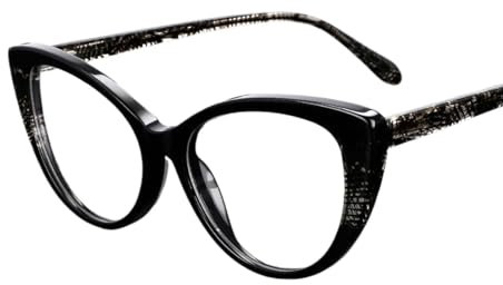 EYPKPL Acetat-Brillengestelle, Bunte Nähte, Brillengestelle, ultraleichte Brillengestelle, die Bequeme Cat-Eye-Brillen tragen