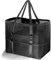 REETEE Strandtasche XXL Familie Badetasche Groß Strandtasche, Mesh Beach Bag Shopper Faltbare Reisetasche Beach Tote Bag, Extra Groß Badetasche Damen für Reisen Einkaufen und Alltag (schwarz)