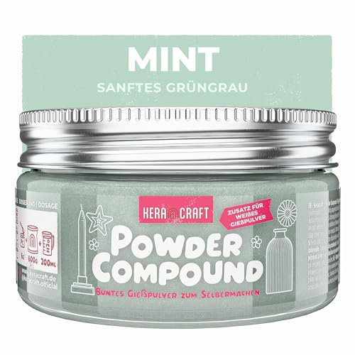 KERACRAFT Powder Compound 50g - Farbigmente für Gießpulver zum Modellieren & Gießen - Mint