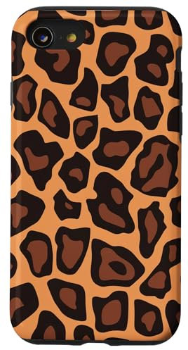 iPhone SE (2020) / 7 / 8 Cute Vintage Leopard Print Girls Animal Pattern Decorative Case