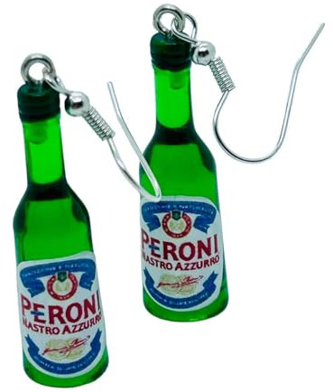 Mini Lager Bottle Earrings - Mixed Up Dolly
