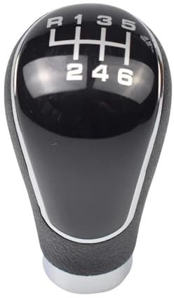 HBGURM Auto Schaltknauf Schaltknauf Für Mitsubishi Für Outlander EX Für GRANDIS Für Lancer-ex Speed Manual Stick Schaltknauf Hebel Shifter Schaltknauf Autozubehör(Black-R6 Speed)