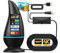 Antenna TV interna/esterna, potente antenna TV interna amplificata, terrestre con ricezione di 450 km con base magnetica, amplificatore di segnale supporta 4K HD/1080P per televisione digitale HDTV