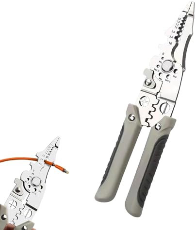 27-in-1 Multifunctional Wire Stripper, Crimper Cable Cutter Pliers, Cable Stripper Tool, Electrical Wire Stripper, Electrical Wire Stripping Tool for Electrical Wiring, Automotive Repair