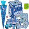 Pridera Scooli Schulranzen Mädchen 1.Klasse EasyFit (10tlg. Set mit Sporttasche Brotdose Trinkflasche Schultüte 268, Regenhülle gratis, Lilo & Stitch)