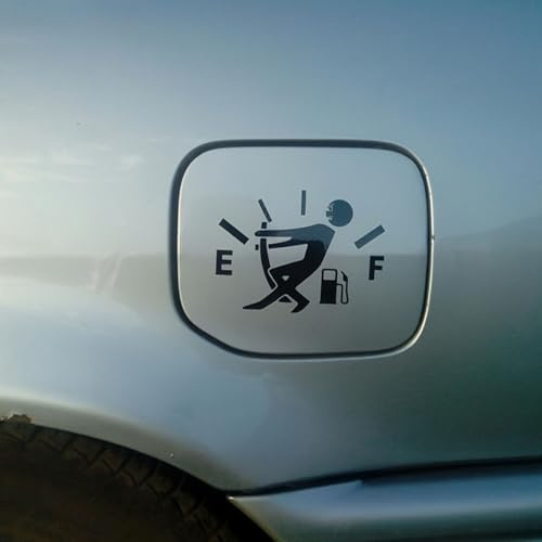 WJYZNB Auto-Tankdeckel-Aufkleber, kompatibel mit Dacia Duster II SUV, Autodekoration,Black