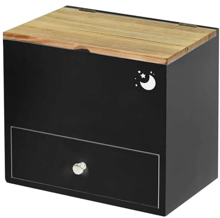 Palaufr Organizzatore per articoli igienici da donna, porta rilegatura per bagno, organizer in legno, per cosmetici, lavabo, bagno degli ospiti