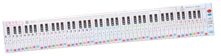 ABOOFAN Klaviertastaturpapier Tasten Klaviertastatur-führungspapier für Klavierfinger-simulationspapier Tasten-simulationspapier Klaviertastaturhilfe