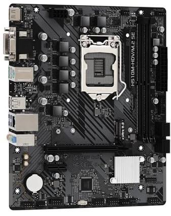 Carte mère Fit for ASROCK H510M-HDV/M.2 SE H470 for processeur LGA1200 Core i5-10400F i3-10100F i5-11400 DDR4 3200 MHz Ultra M. Micro ATX Carte mère