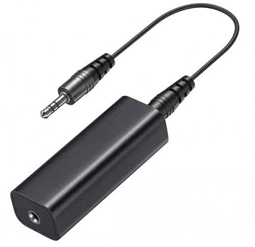 wilcractk Entstörfilter Audio Ground Loop Isolator Mit Geräuschunterdrückung Und Mantelstromfilter, 3,5mm Stereo Für Auto Heimkino Und Professionelle Audioanwendungen