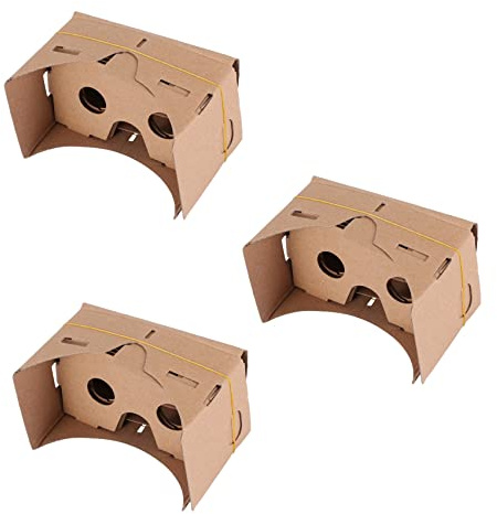 Mokamika 3 x 6 panneaux durs de lunettes DIY 3D Vr La réalité virtuelle pour carton