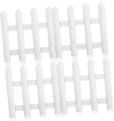 HOMSFOU Recinto in Legno Bianco 1,2 M per Albero di Natale Decorativo, Materiale Ecologico, per Giardino e Ristorante Stile Semplice ed Elegante
