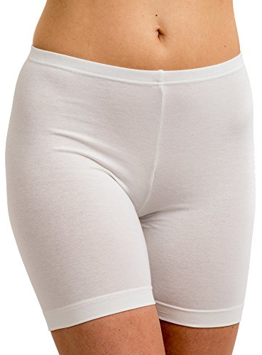 HERMKO 5780 Damen Longpant aus Baumwolle/Elastan Schlüpfer