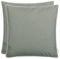 Brandsseller 2er Set Outdoor Kissen 45x45 cm – Wetterfeste Zierkissen mit Paspel – Wasserabweisende Gartenkissen & Dekokissen für draußen – Sofakissen für Balkon & Terrasse – Taupe