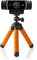 TronicXL Tripod 13cm Mini Stativ für Webcam kompatibel mit Logitech C920 Brio 4K C925e C922x C922 C930e C930 C615 Kamera Microsoft Lifecam Studio Zoom-Call Zubehör Home-Office Tisch Ständer Aukey
