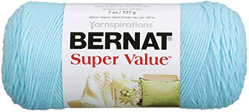 Bernat Super Value Solid Yarn-Cool Blue -164053-53730