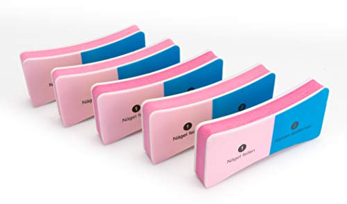 K-Pro Nail Buffer Set 5 Stück – Polierblock mit 4 Seiten zum Feilen, Mattieren & Glanzpolieren – Nagelpflege-Set für Naturnägel, Gelnägel & Kunstnägel – ideal für Maniküre & Pediküre zu Hause