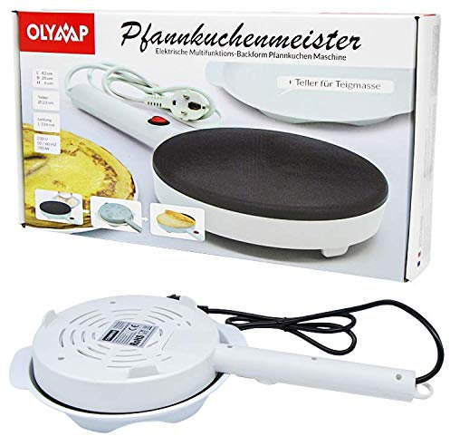 Olymp Elektrische Crepespfanne Pfannkuchenpfanne