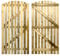 Ruby 6ft x 3ft Premium Curved Top Picket Gate