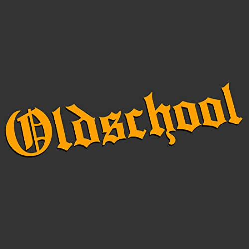 Decus Shop Oldschool XL 0363 (orange) // Sticker OEM JDM Style Aufkleber