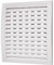 Blanc Aération Grille Avec Volet Fermeture Et Ouvert Conduit Ventilation Housse - 250mm x 250mm