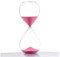 JLWM Sanduhr Bunt Sanduhren Set Für Zuhause Wohnzimmer Büro Eieruhr Eieruhren Zeitgesteuerte Aktivitäten Festival Geburtstag Geschenke-Rosa-30 Mins