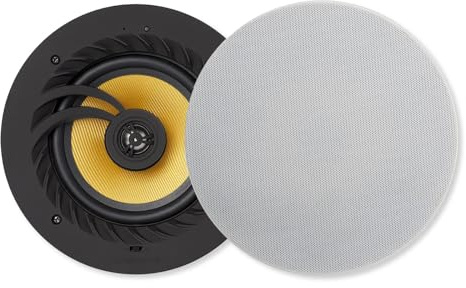 Lithe Audio 03201 - Altavoz de techo inalámbrico Bluetooth de 6.5 pulgadas, par
