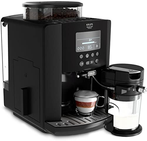 KRUPS Expresso con molino de grano Arabica Latte YY4133FD 1450 W Negro