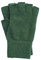 FosterNatur, Herren Handschuhe Fingerlos, 100% Wolle (9, Grün)