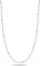 LeCalla 925 Sterling Silver Italian Ball Bead Station Chain Necklace for Women 20 Inches