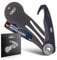 Yuniqat® Pocket Tool Shark - Einkaufswagenlöser, Flaschenöffner, Paketmesser | Einkaufswagenchip zum Abziehen | Geschenke für Herren | Multitool Schlüsselanhänger