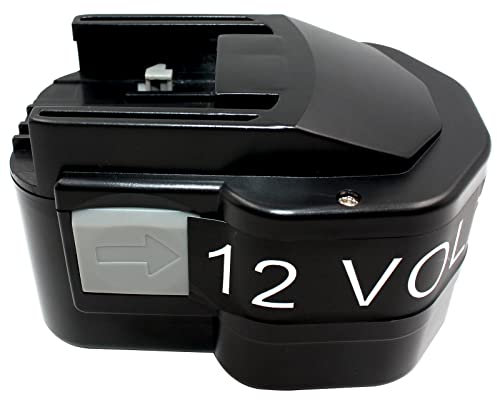 ZUIRUNDA Batteria di ricambio NI-MH da 12 V, 3500 mAh, per AEG 4932353639 B12 BF12 BS12X BX12 BXL12 BXS12 P12P P12T S12P SB2E12 SB2E12T BAS12T MXM12 YTB000001 493 23535 20