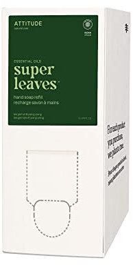 ATTITUDE Hand Soap with Essential Oils, EWG Verified, Plant and Mineral-Based Ingredients, Vegan Personal Care Products, Bulk Refill, Bergamot and Ylang Ylang, 2 Litres