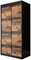 KRYSPOL Schiebetürenschrank Old Style T 100 cm Kleiderschrank Einlegeboden Schlafzimmer- Wohnzimmerschrank Schiebetüren Modern Design (Schubladen: 0)