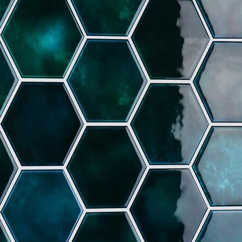 CRE8TIVE Adesivi Piastrelle Bagno 30.5cm x 30.5cm 16 Pezzi Piastrelle Adesive Effetto Marmo Mattonelle Adesive Lavanderia Impermeabile Pavimento PVC Adesivo Adesivi Murali Cucina Mosaico Piastrelle