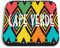 1x Square MDF Magnet 5cm - Cape Verde African Tribal Design - Fridge Locker Office Whiteboard Toolbox #60329